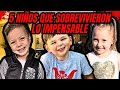 Niños que sobrevivieron a momentos aterradores