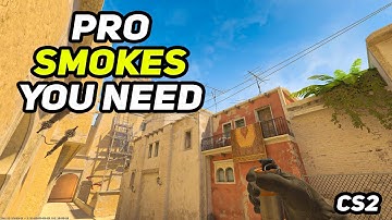 CS2 Mirage - All Must-Know A Site Smokes You Need In 2025
