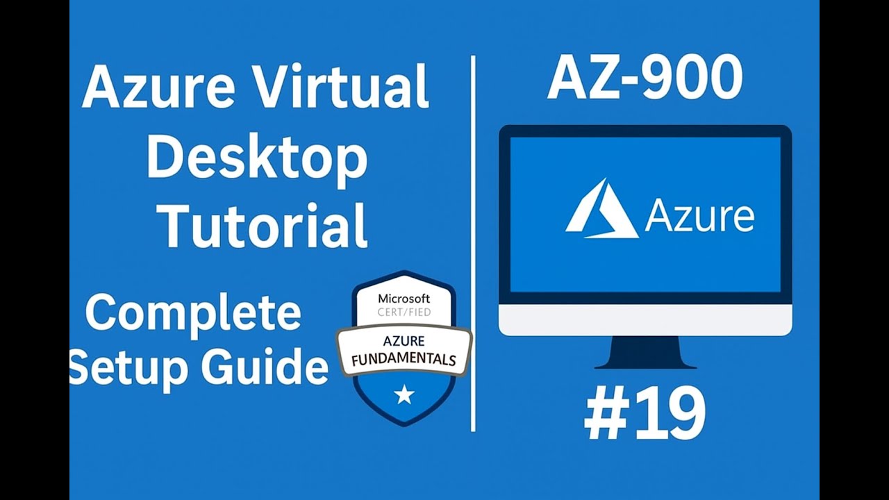 Учебное пособие по виртуальному рабочему столу Azure | Полное руководство по настройке | AZ-900 #19