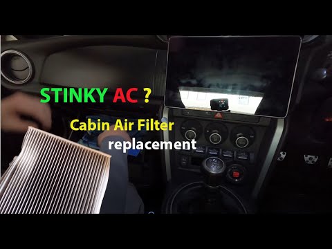 Toyota 86/ Subaru BRZ/ FRS Cabin air filter replacement - YouTube