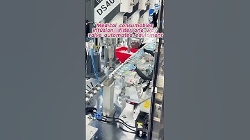 Medical consumable infusion filter one-way valve automation equipment  #machine#factoryproducts