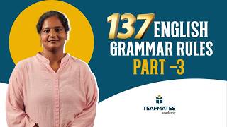 137 English Grammar Rules | Part 3 | Complete Grammar Capsule for SSC & Competitive Exams 137 English Grammar Rules | Part 3 | Complete Grammar Capsule for SSC & Competitive Exams