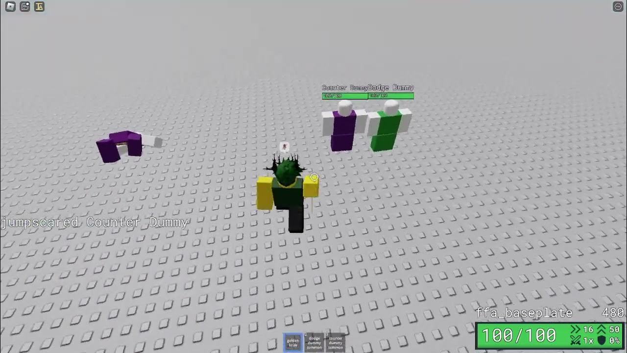 Roblox Item Asylum an Item the dodge and counter dummies can't dodge