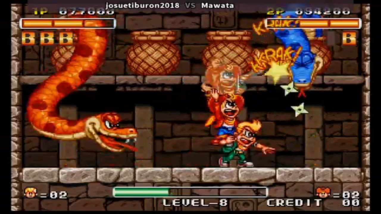 Spinmaster ( Miracle Adventure ) - Data East 1993 - 2 players gameplay 12.05.2021