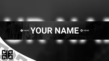 Cara Membuat Banner Youtube Simple Di Android - Pixellab & Photoshop Touch