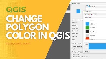 Change the colour of a polygon in QGIS