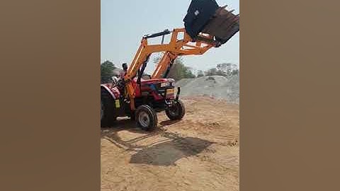 Bull Machines Booster bucket Loader on Mahindra 605 Arjun Novo ( 9866159341  TS &AP)