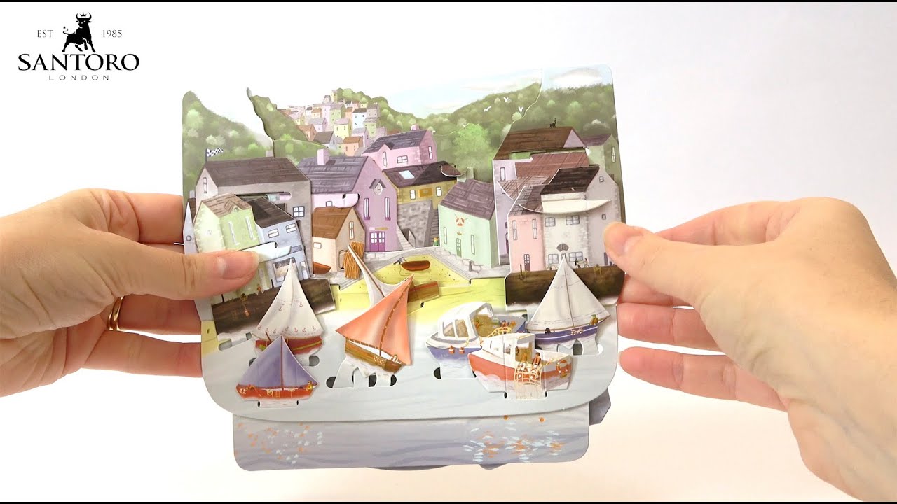 Santoro 3D Pop Up Pop n Rocks PR071 - How To