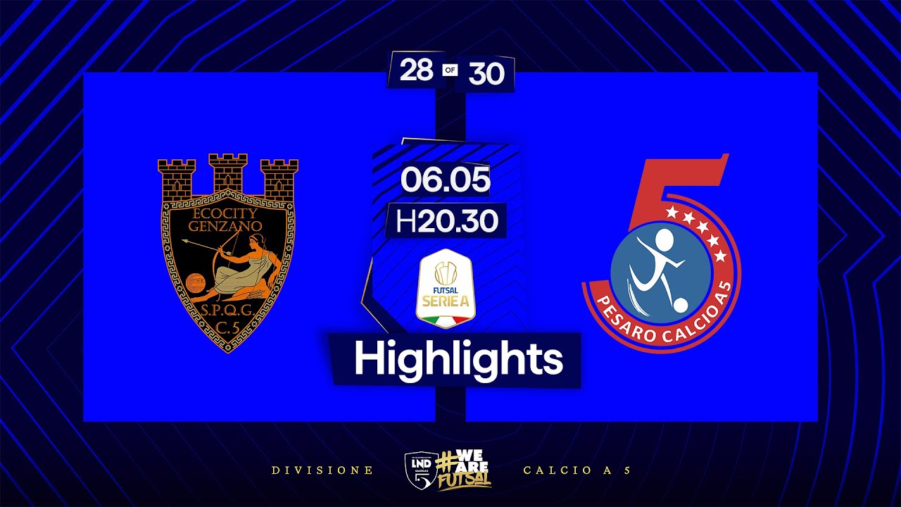 Ecocity Genzano-Italservice Pesaro 2-4 | 28ª giornata | Serie A 2024/2025 | Highlights