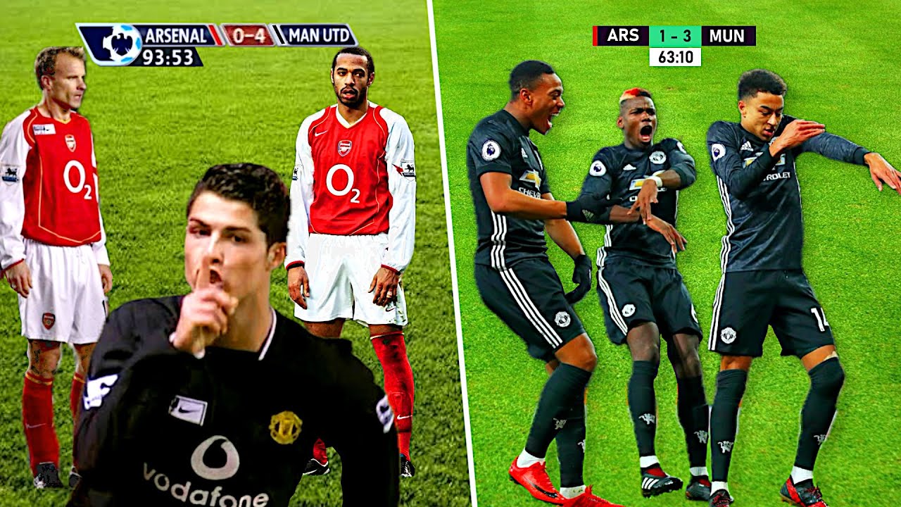 7 Times Man united Humbled Arsenal @ Emirates