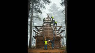 Straw Stack Forest House to Villa Renovation #decorhacks #livingroommakeover #renovation #timelapse