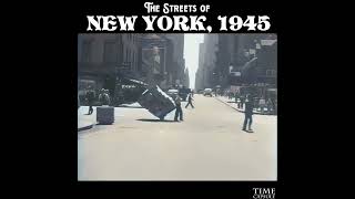 Capturing the Essence of New York City in 1945: A Glimpse into the Past