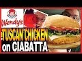 Wendy&#39;s ♥ Tuscan Chicken on Ciabatta ♥ and Drive Through Test