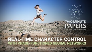 Real-Time Character Control With Phase-Functioned Neural Networks | Two Minute Papers #154