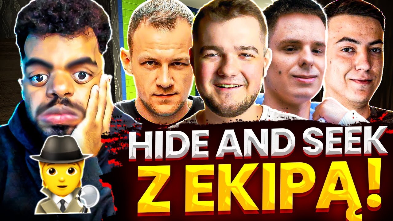 HIDE AND SEEK w SAM RAZ NA RAZ z EKIPĄ - YouTube