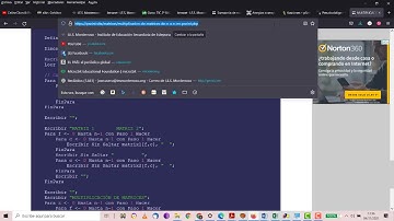 UD2 Sumador de matrices Programación PSEINT TIC 2 Bachillerato IES Monterroso