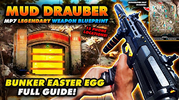 How To Unlock MP7 "Mud Drauber" (Warzone Legendary Blueprint) - BUNKER EASTER EGG TUTORIAL GUIDE