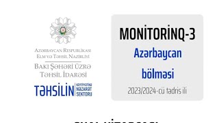 9-cu sinif monitorinq 19 fevral 2024 Azərbaycan dili