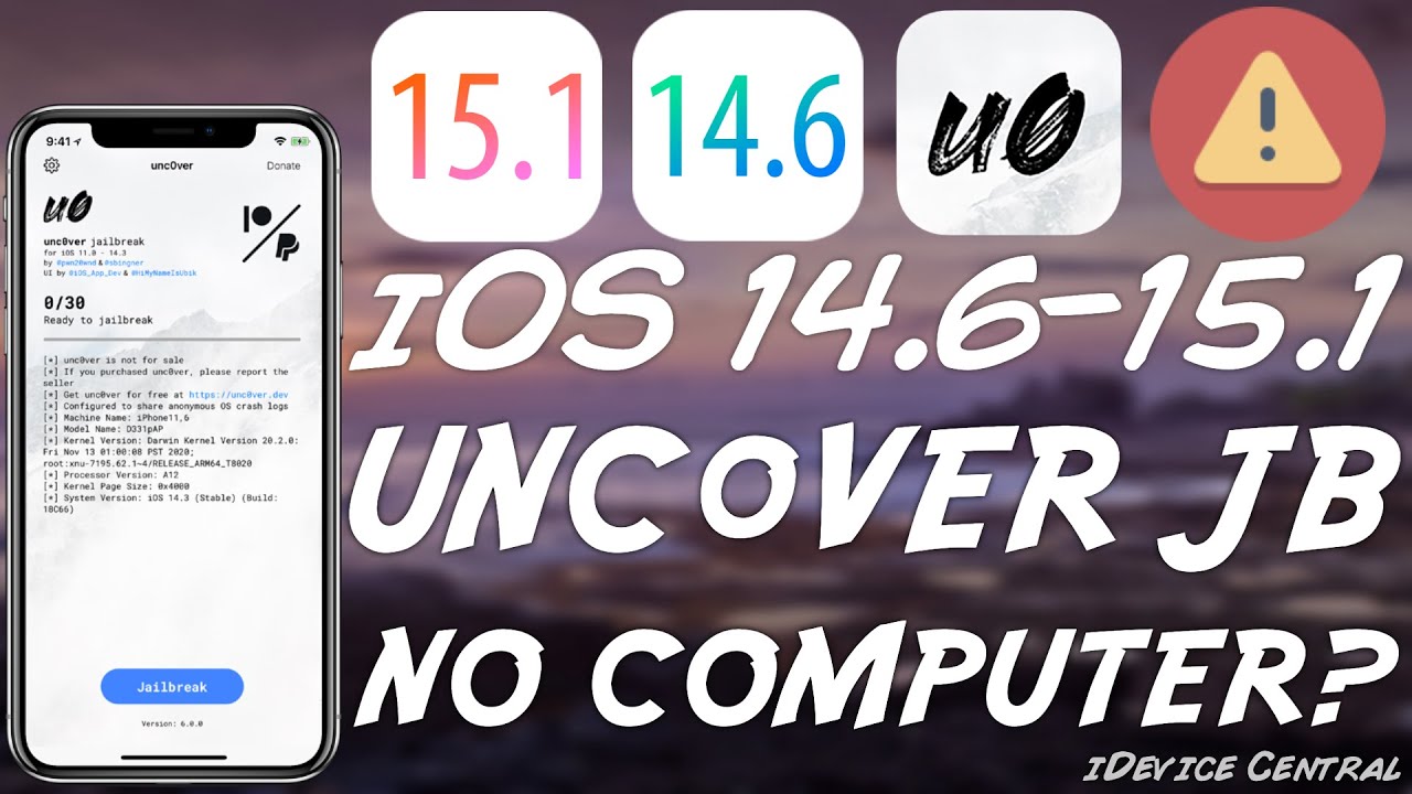 Ios 15 1 15 0 14 7 Unc0ver Jailbreak No Computer By Timmy Tech Geek Debunked Youtube