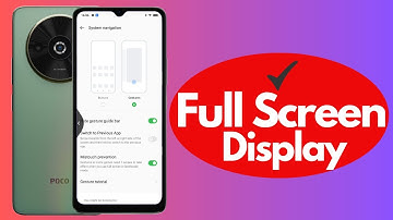 How to Full screen Display in poco c61 | poco c61 Full Screen Display Setting