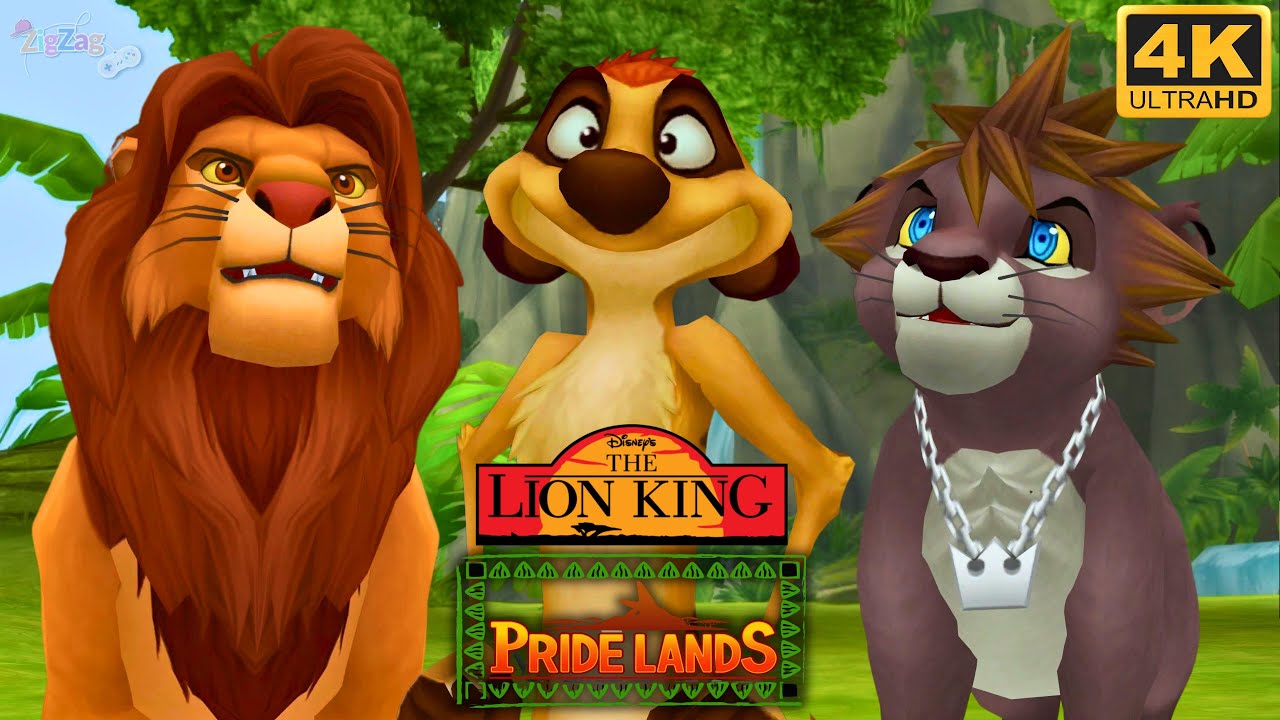 Lion King The Pride Lands | Kingdom Hearts 2 | The Movie All Game Cutscenes @ZigZagGamerPt