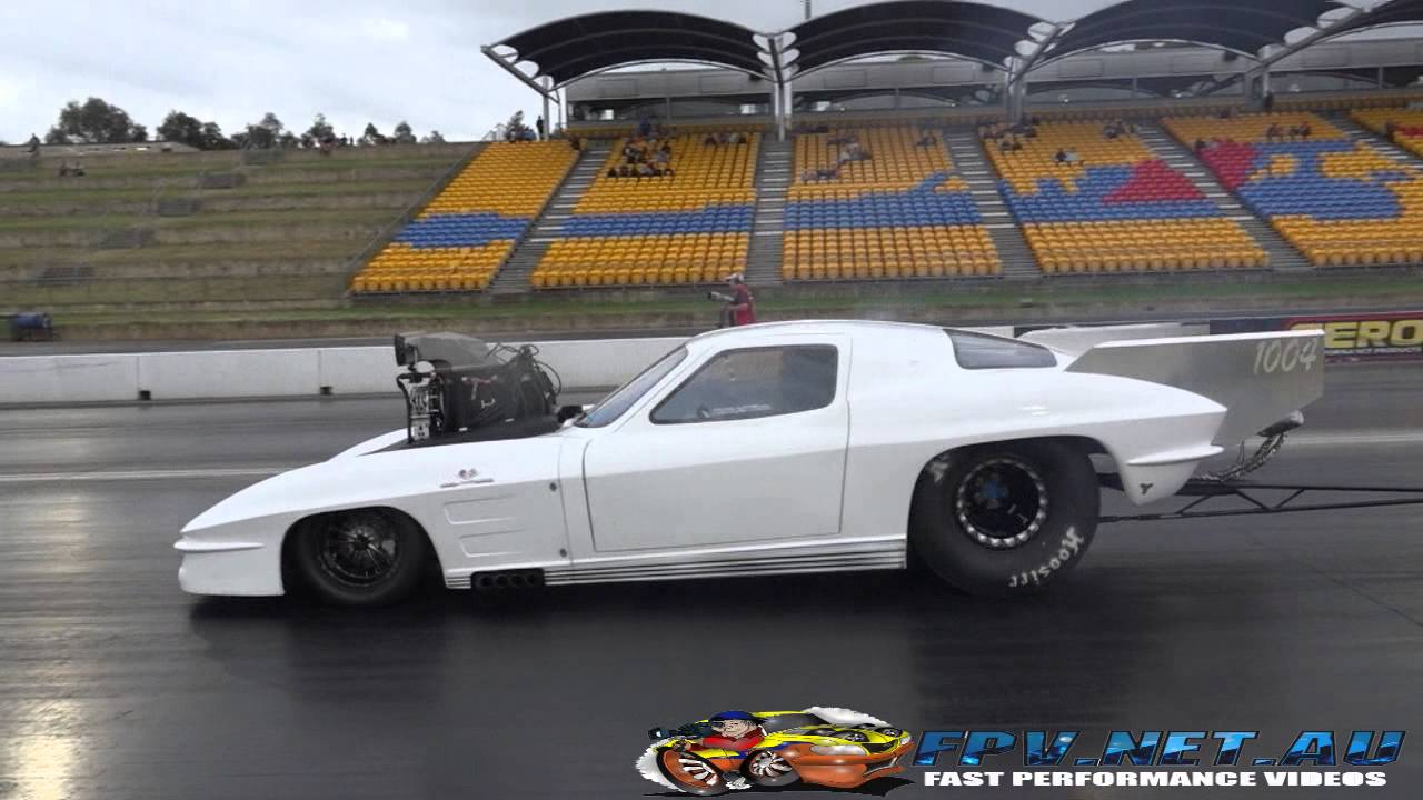 JEFF WILSON SCF RACE CARS CORVETTE DOORSLAMMER 6.12 239 MPH SYDNEY