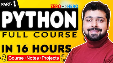 Python Tutorial for Beginners in Hindi | Complete Python Course (Part1)