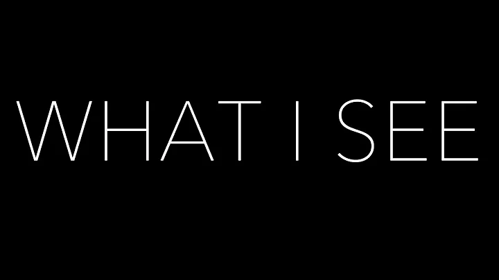 WHAT I SEE - [Shooting with Mavic Mini]