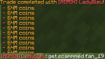 I got scammed by an Admin (Hypixel Skyblock)