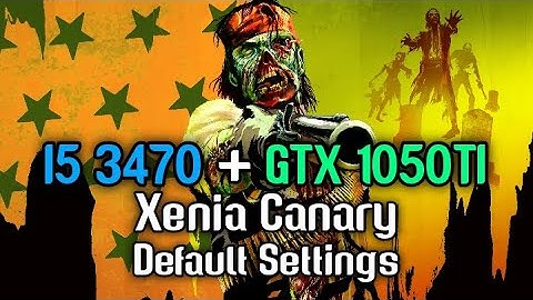 Red Dead Redemption | Xenia Canary | I5 3470 + GTX 1050TI | Default Settings
