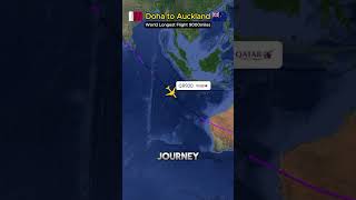 DOHA to AUCKLAND | Aviation Route | Live Flight Tracking | Realtime Flight Route