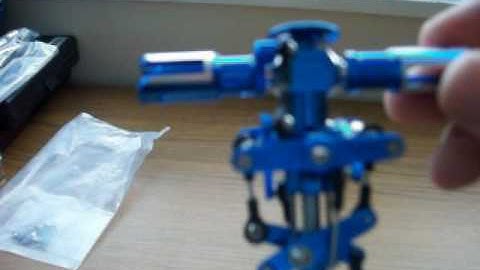 Trex 450 SEv2 Clone: Head and tail assembly.