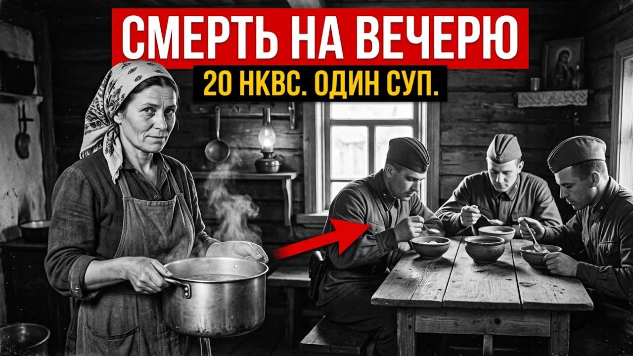 ОТРУТА З ГРИБІВ — 20 НКВС В ЇДАЛЬНІ. КУХАРКУ ТАК І НЕ ЗНАЙШЛИ
