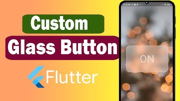 Glassmorphism Button | Flutter Speed Code | Tutorial 2024