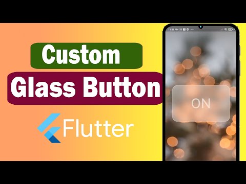 Glassmorphism Button | Flutter Speed Code | Tutorial 2024
