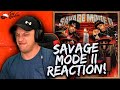 21 Savage & Metro Boomin - SAVAGE MODE II - FULL ALBUM REACTION!!!