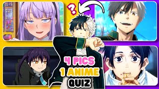 4 PICTURES 1 ANIME QUIZ 📸 Guess the Anime by Only 4 Anime Characters 🍥 EASY ➜ HARD 🔥
