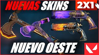 ?ES UN 2X1? NUEVO OESTE ? NUEVAS SKINS DE VALORANT ✅