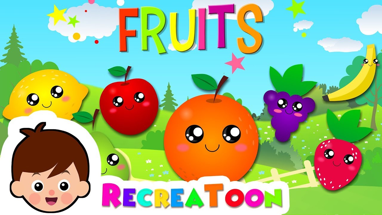 Learn Fruits Fruits Song Nursery Rhymes Kids YouTube