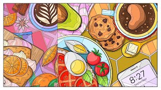 Simple piano with coloring-Food screenshot 1