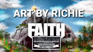 ART BY RICHIE | Faith to move mountains | #digitalpainting #digitalart #artwork