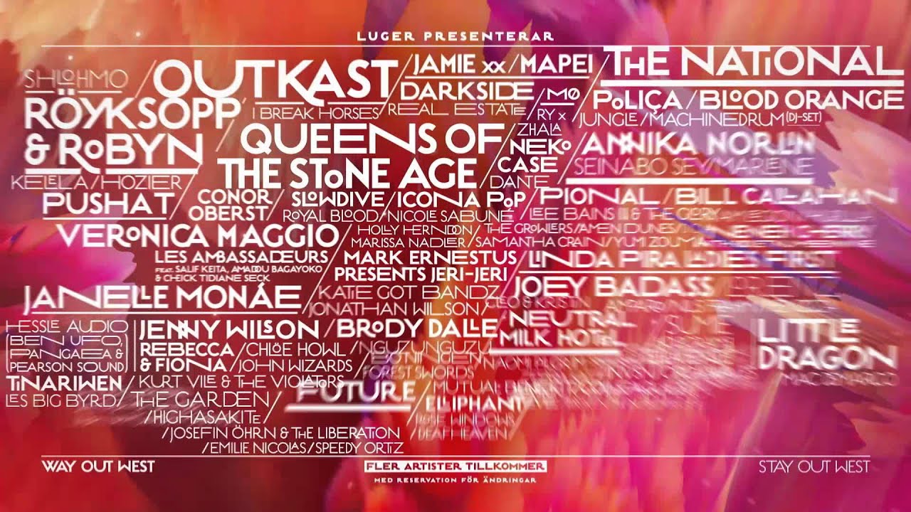 Way Out West 2014 - Göteborg August 7-9