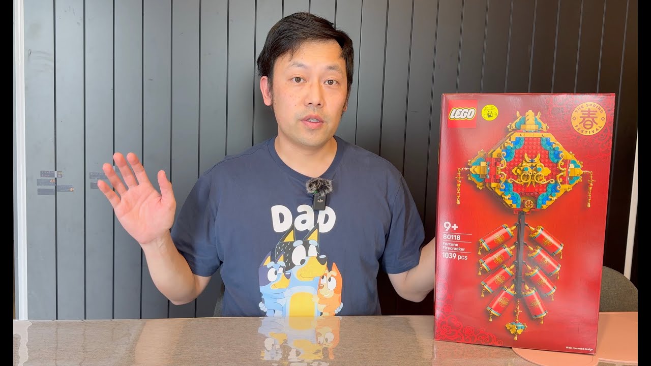 Building the 2026 LEGO Chinese New Year 80118 Fortune Firecracker