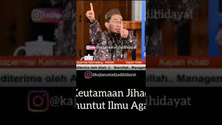 🔥🔥 Berjihad dengan Menuntut ILMU Agama - ceramah ust Adi Hidayat #uah #shorts #ngajisebentar 🔥🔥