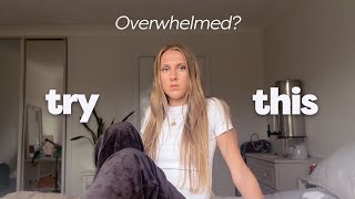 Talking about how to overcome overwhelm whilst feeling overwhelmed