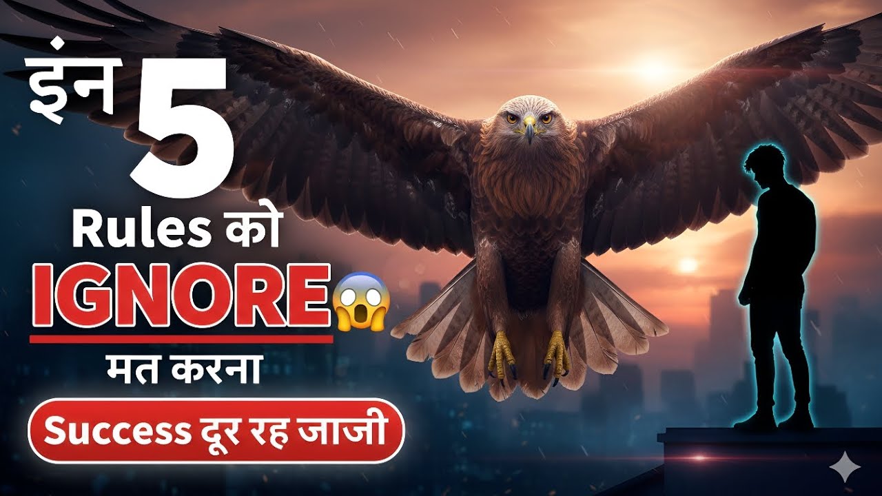 इन 5 Rules को Ignore मत करना 😱 वरना Success दूर रह जाएगी | Hindi Motivation | Pocus X