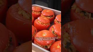 Stuffed Tomatoes (with Chickpeas and Spinach)