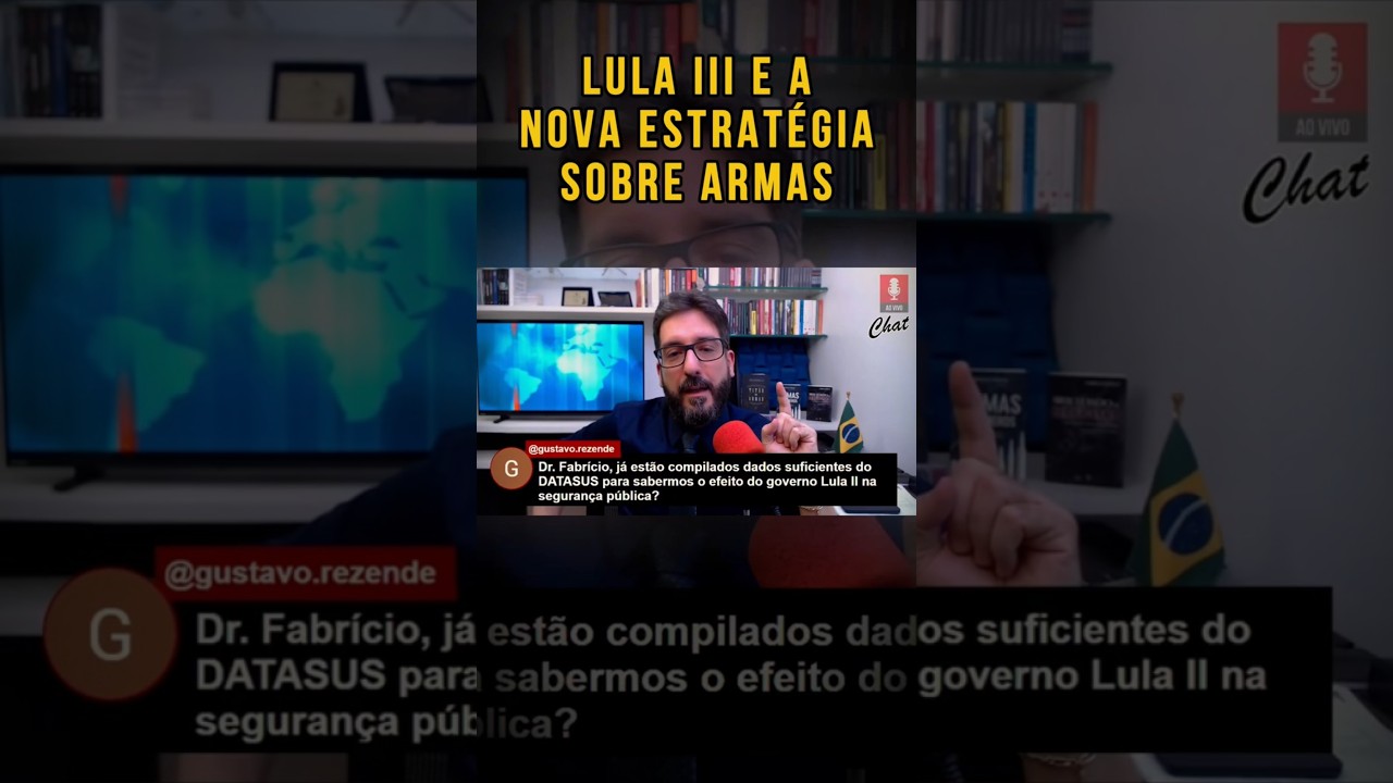 Governo Lula III surfa nos efeitos das políticas de armas do governo Bolsonaro.