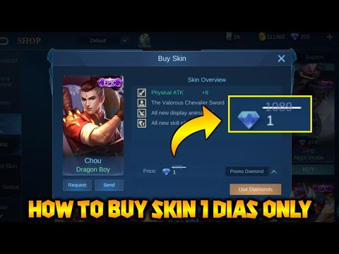 HOW TO BUY ANY SKIN FOR 1 DIAMONDS ONLY! MOBILE LEGENDS  @jcgaming1221