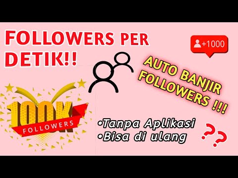 CARA KILAT!! MENAMBAHKAN FOLLOWERS IG GRATIS TANPA APLIKASI | Lyofficial